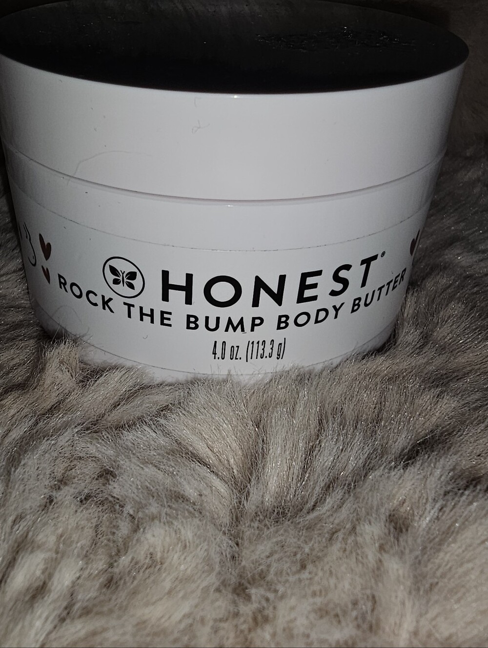 Honest Rock The Bump Body Butter 4 Oz Moisturizing & Lanolin-free Unscented